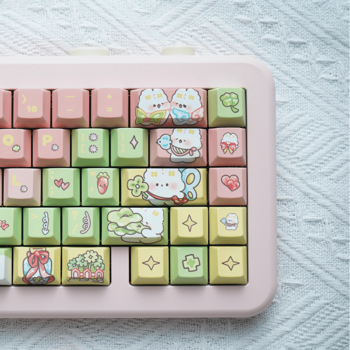 Keycap Lucky Bunny PBT Dye-sub Cherry Profile