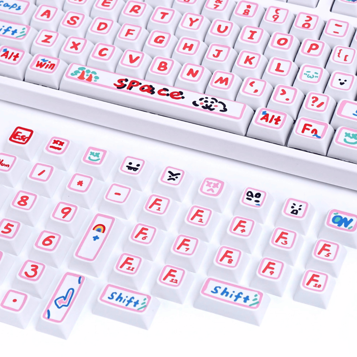 Keycap XDA PBT Doodle Painting