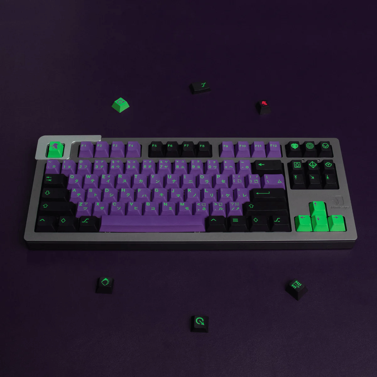 Keycap CMK PBT Eva Mecha-01 PBT Dye-sub Cherry Profile