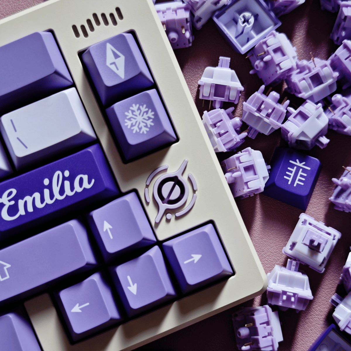 Keycap Aifei ABS Frost Witch ABS Double-shot Cherry Profile