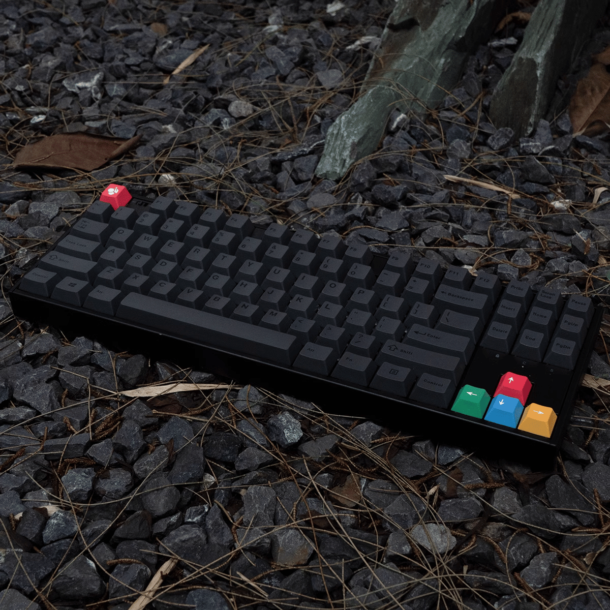 Keycap CMK PBT Black On Gray