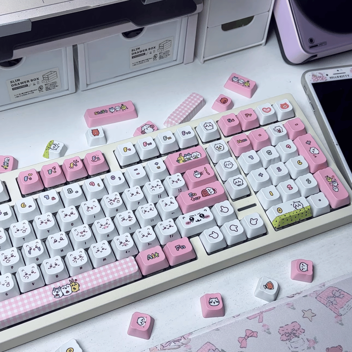 Keycap Chiikawa PBT Dye-sub PDA Profile