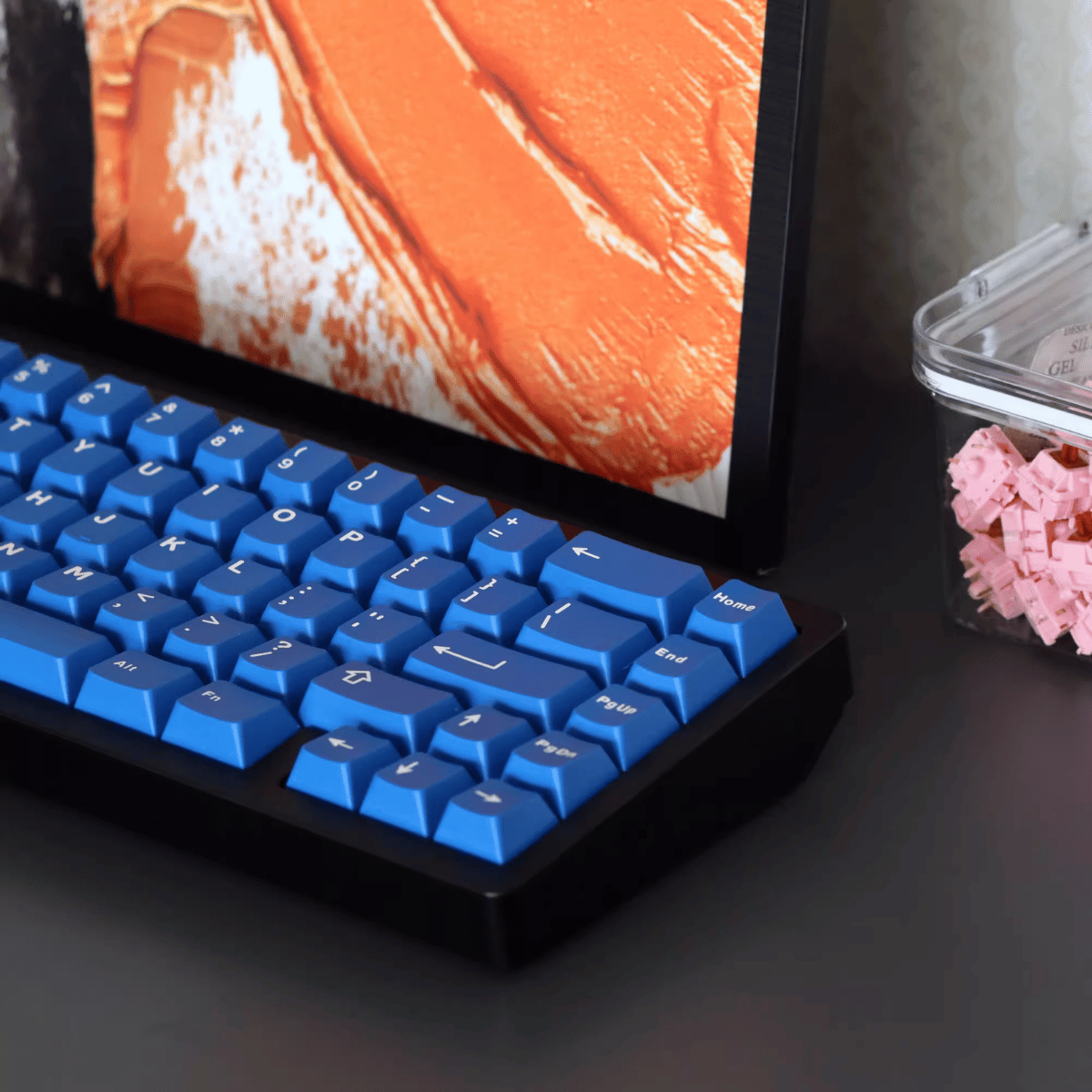 Keycap Aifei ABS Classic Blue ABS Double-shot Cherry Profile