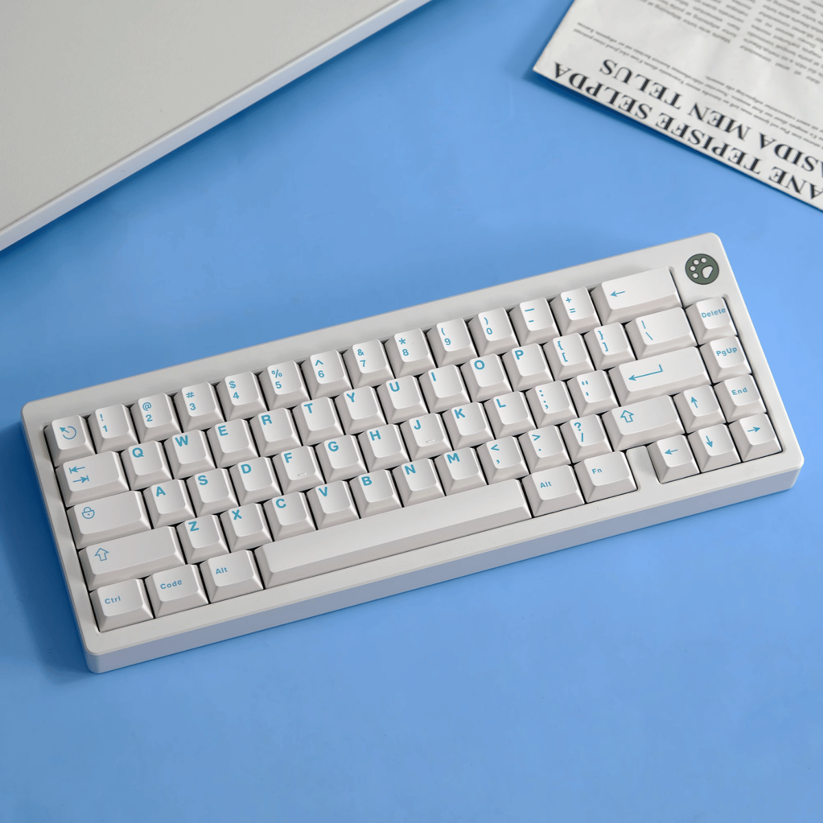 Keycap Aifei ABS Color on White ABS Double-shot Cherry Profile