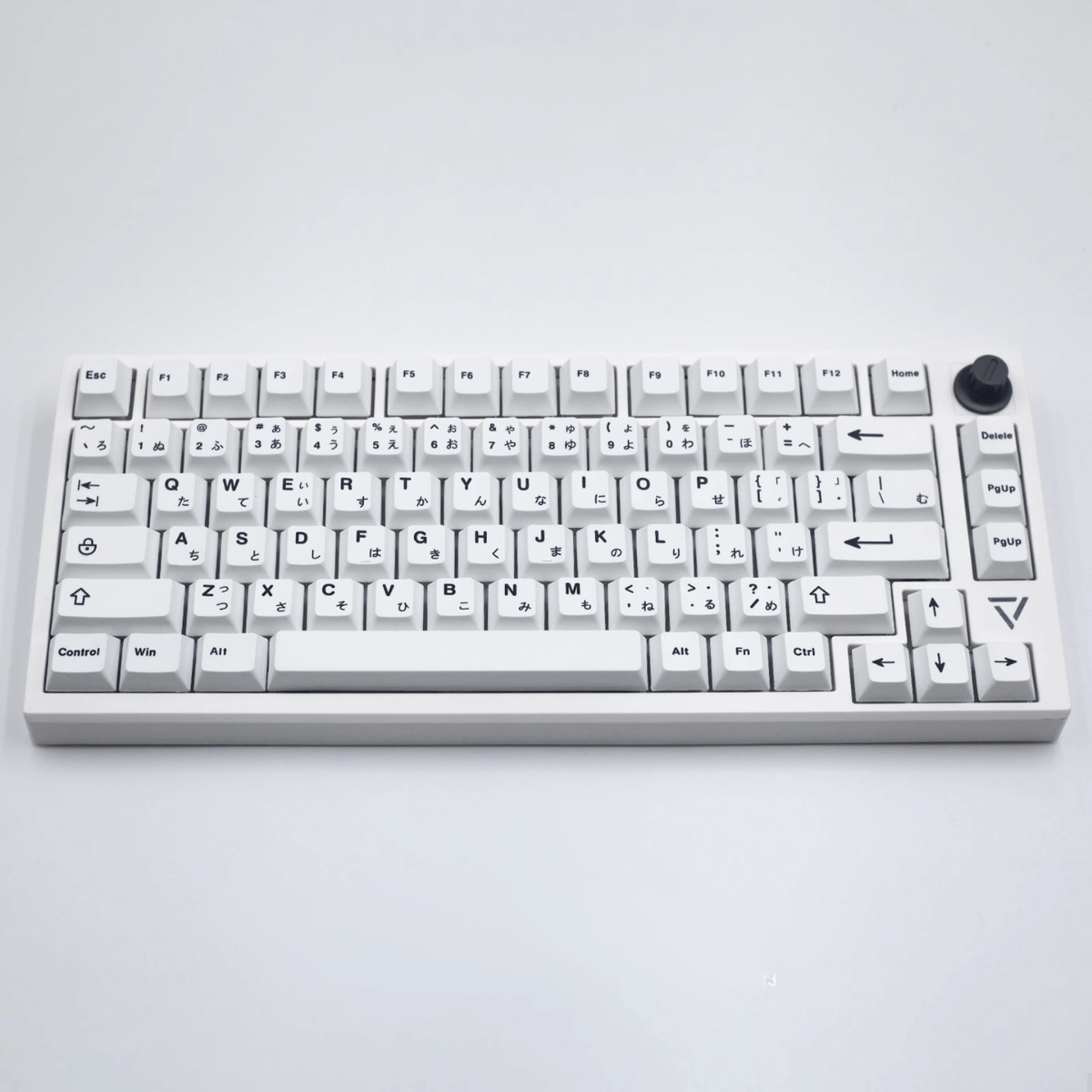 Keycap CMK PBT Black on White Song Ngữ