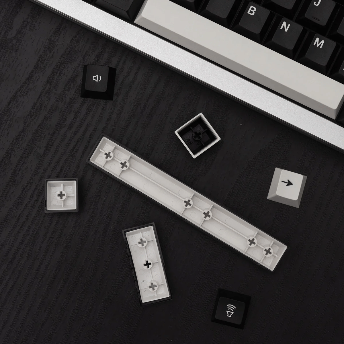 Keycap CMK ABS White on Black