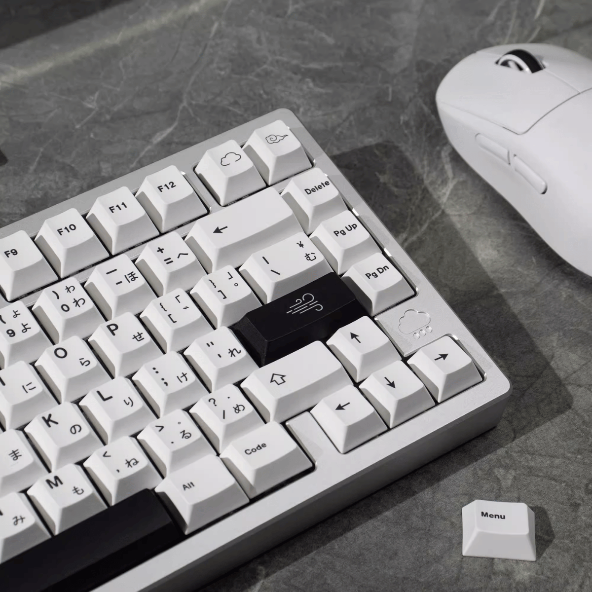 Keycap CMK PBT BOW Cloudy PBT Dye-sub Cherry Profile