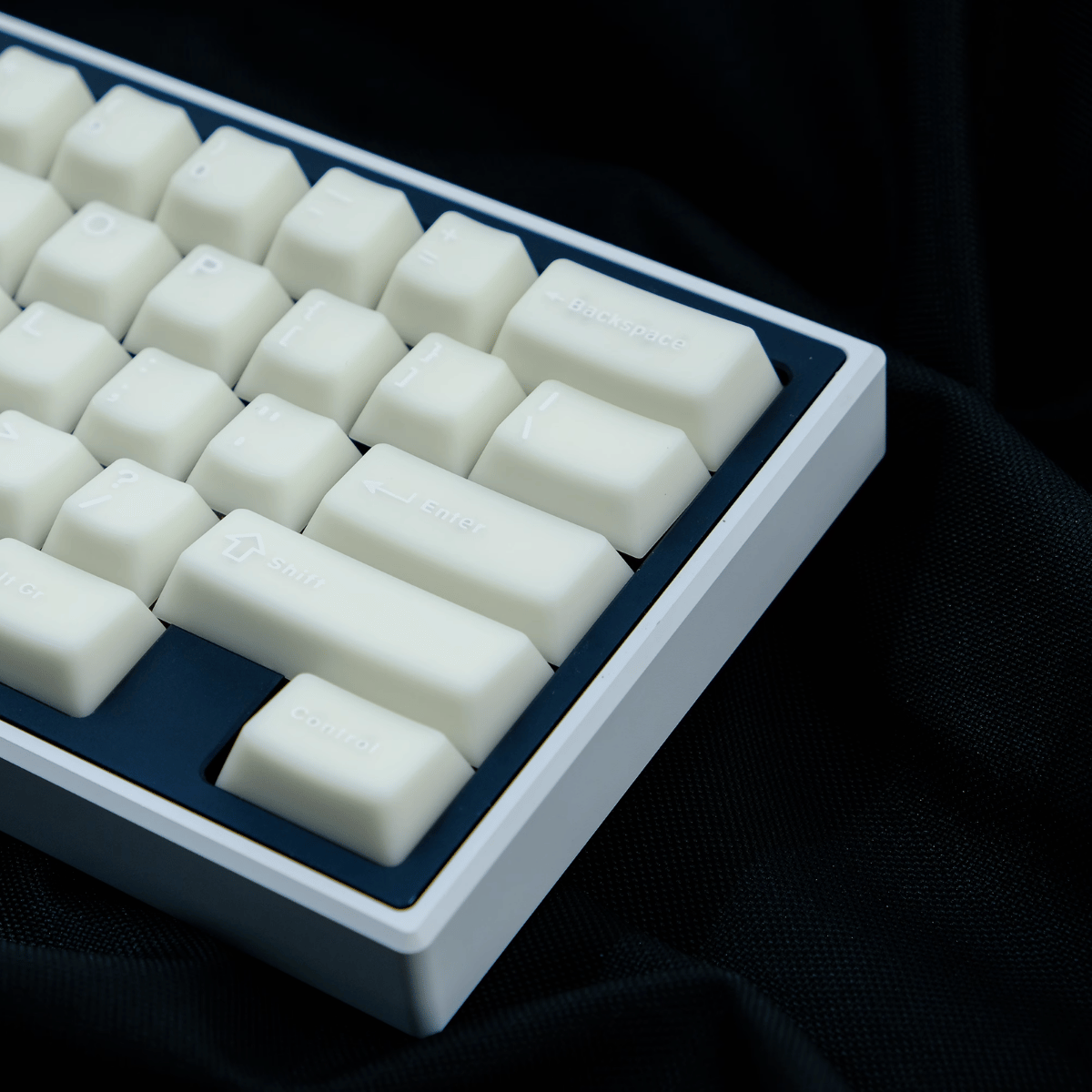 Keycap Aifei ABS Semi-transparent Marble White ABS Double-shot Cherry Profile