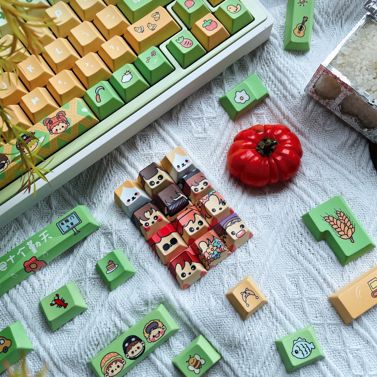 Keycap Farmer PBT Dye-sub Cherry Profile