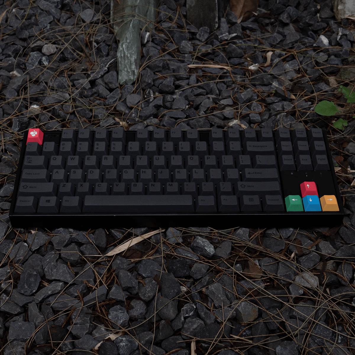 Keycap CMK PBT Black On Gray
