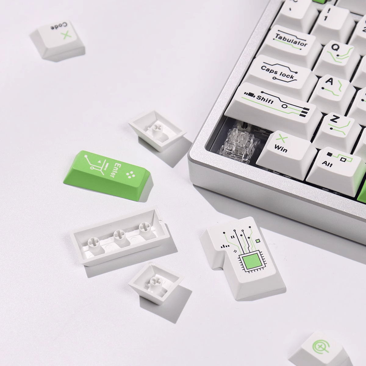 Keycap CMK PBT Electric Circuit PBT Dye-sub Cherry Profile