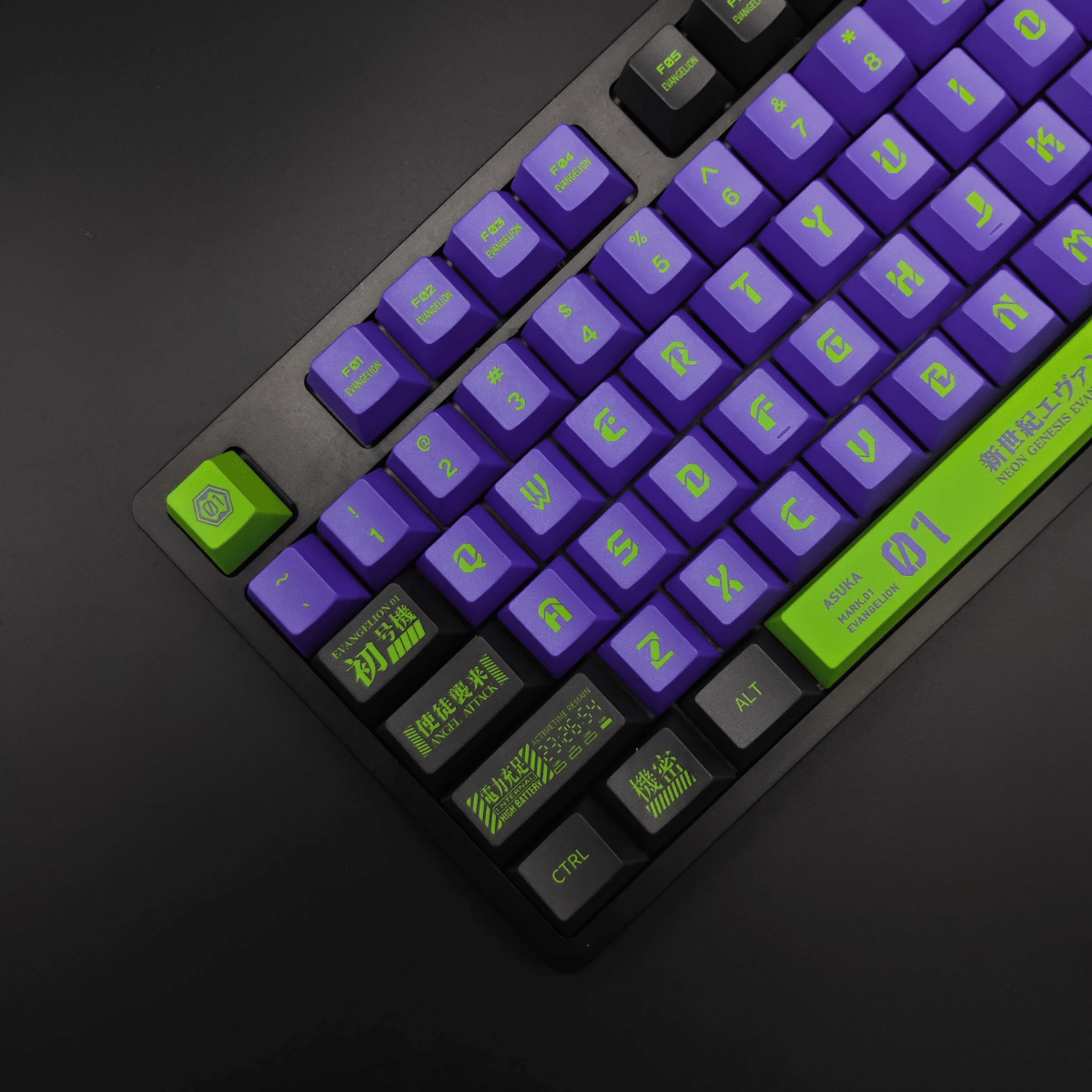 Keycap Eva-01 PBT Dye-sub Cherry Profile