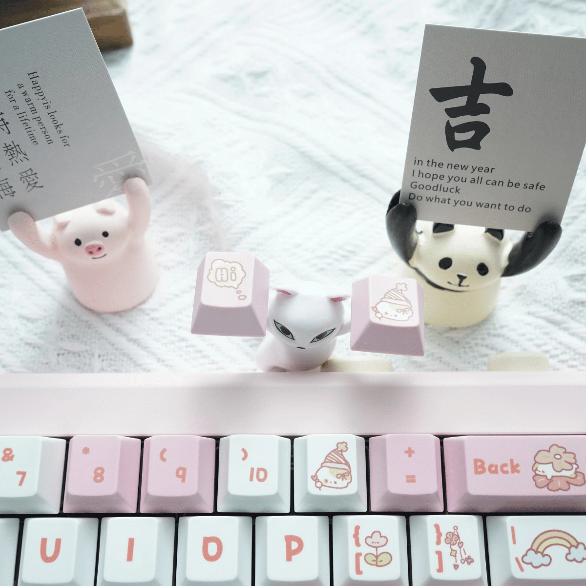 Keycap Lucky Dog PBT Dye-sub Cherry Profile