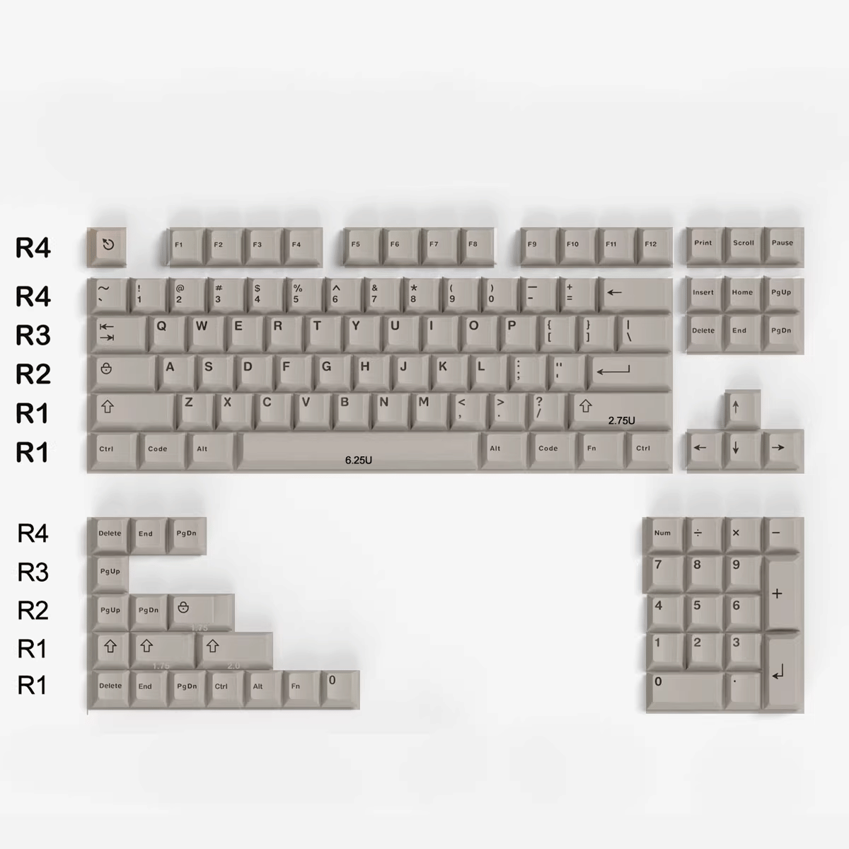 Keycap CMK ABS Icon Gray