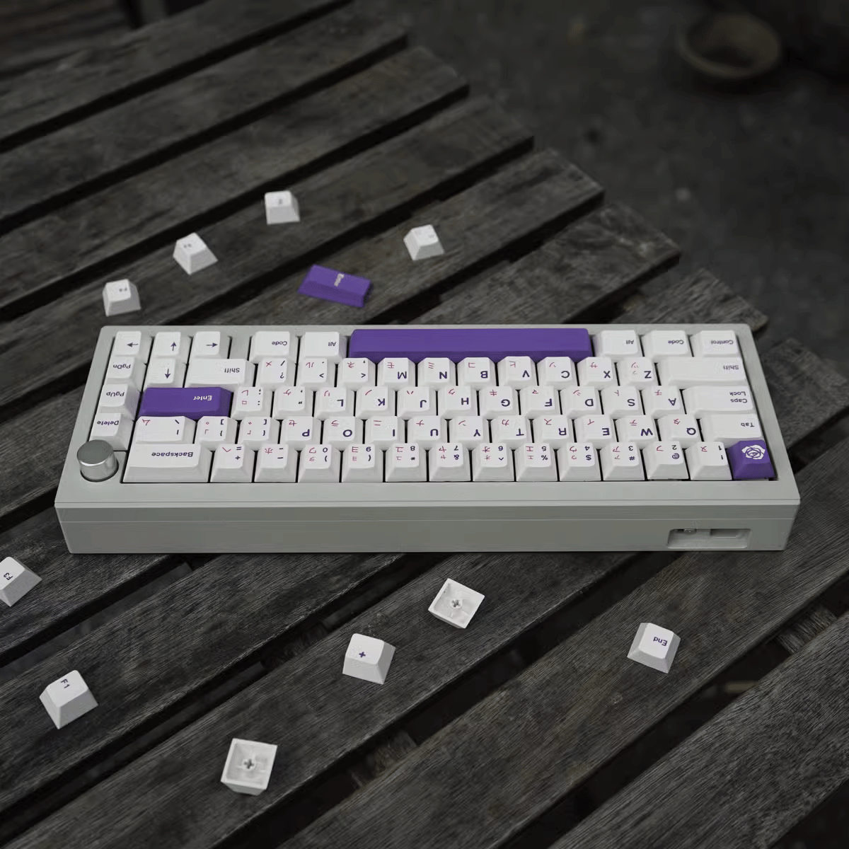 Keycap CMK PBT Purple Rose