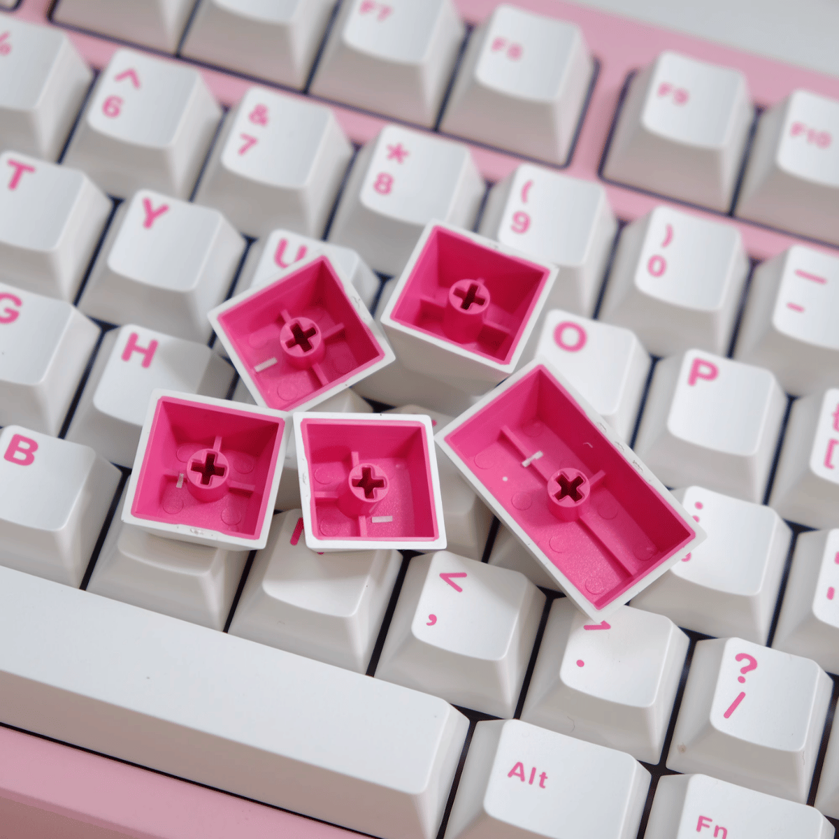 Keycap Aifei ABS Color on White ABS Double-shot Cherry Profile