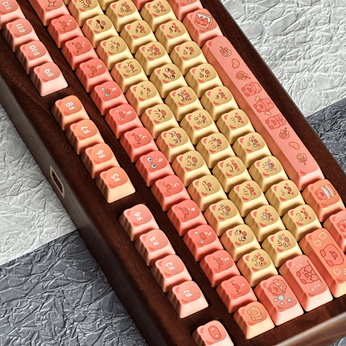 Keycap NDN Dessert Pig PBT Dye-sub PDA Profile
