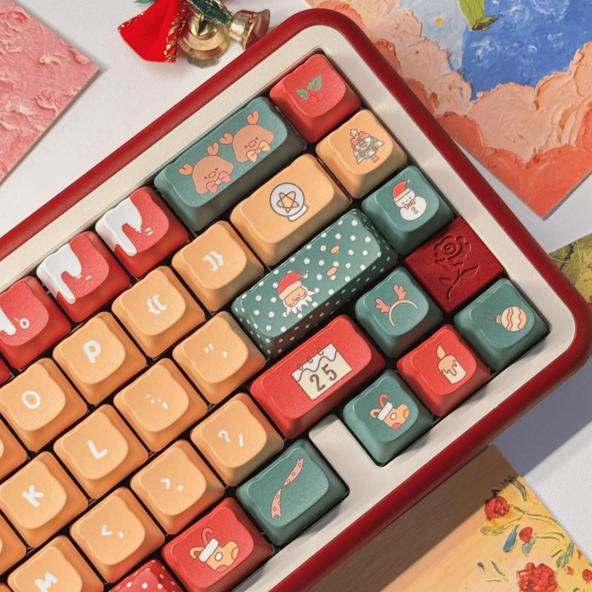 Keycap NDN Christmas Panda PBT Dye-sub PDA Profile