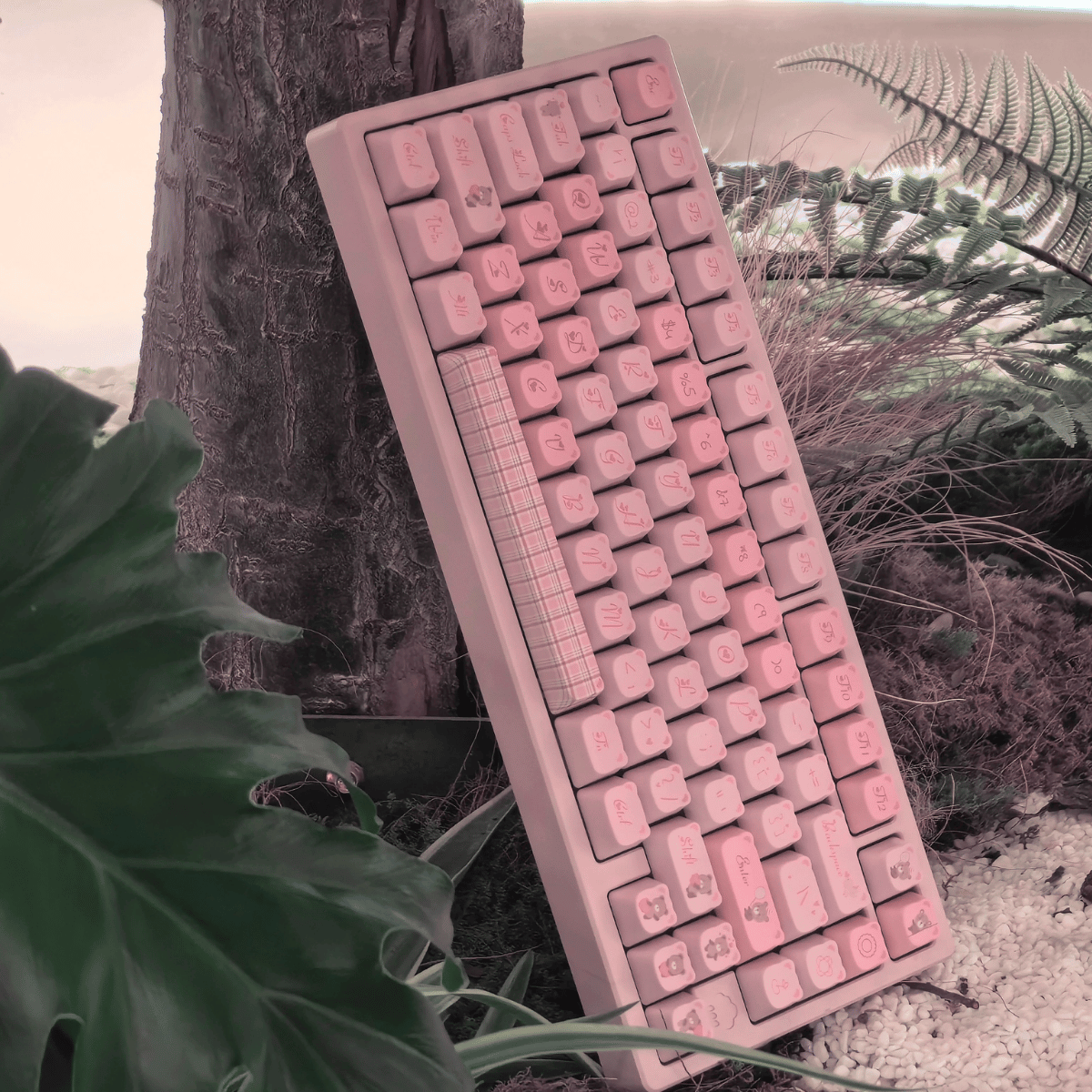 Keycap NDN Cute Bear PBT Dye-sub PDA Profile