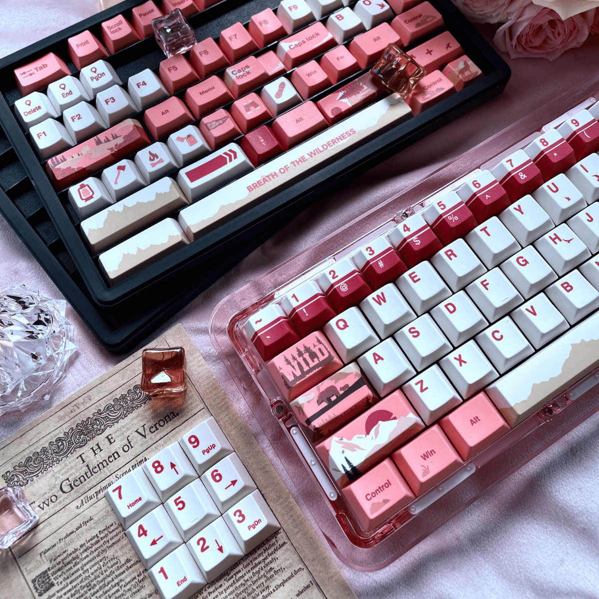 Keycap NDN Twilight Wilderness PBT Dye-sub Cherry  Profile