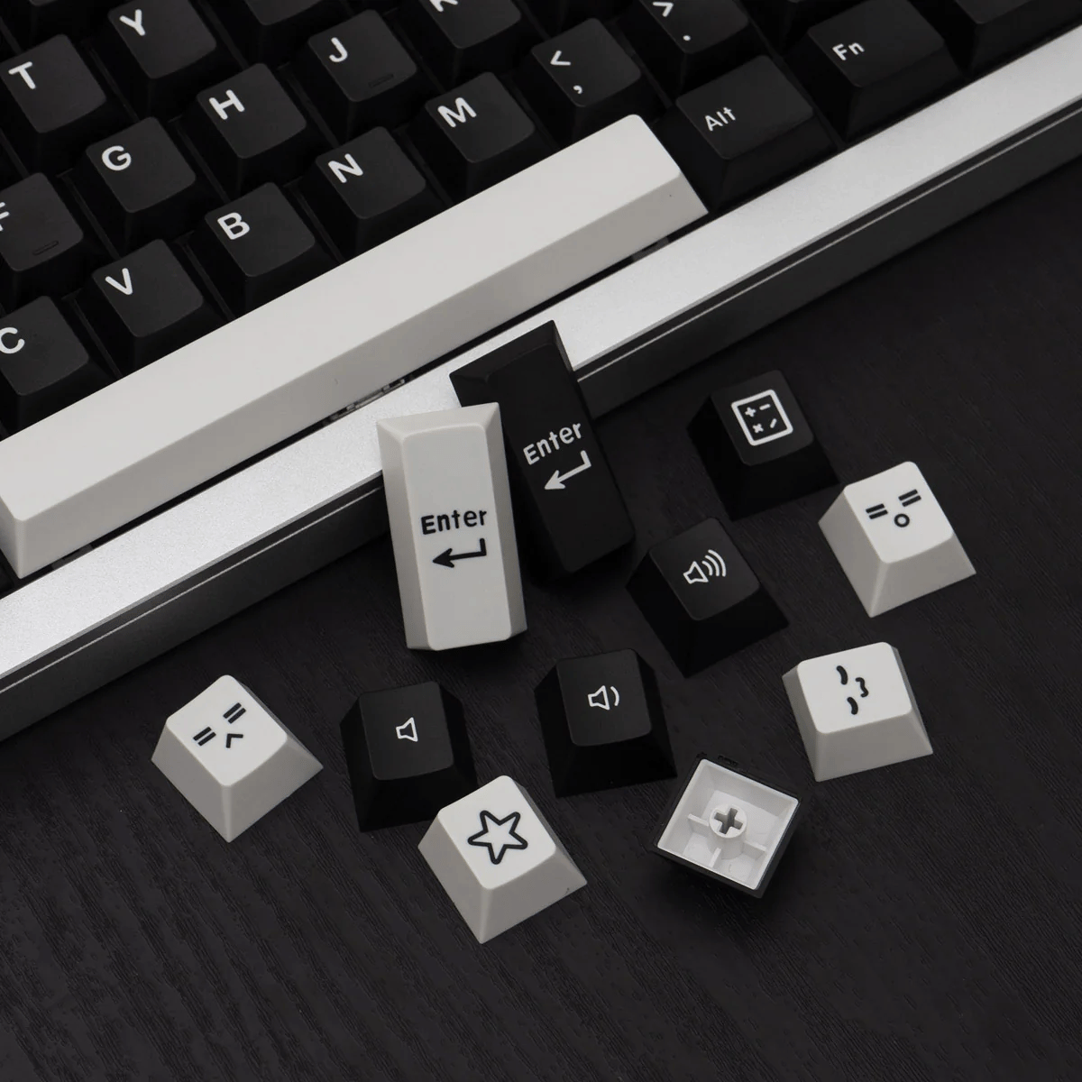 Keycap CMK ABS White on Black