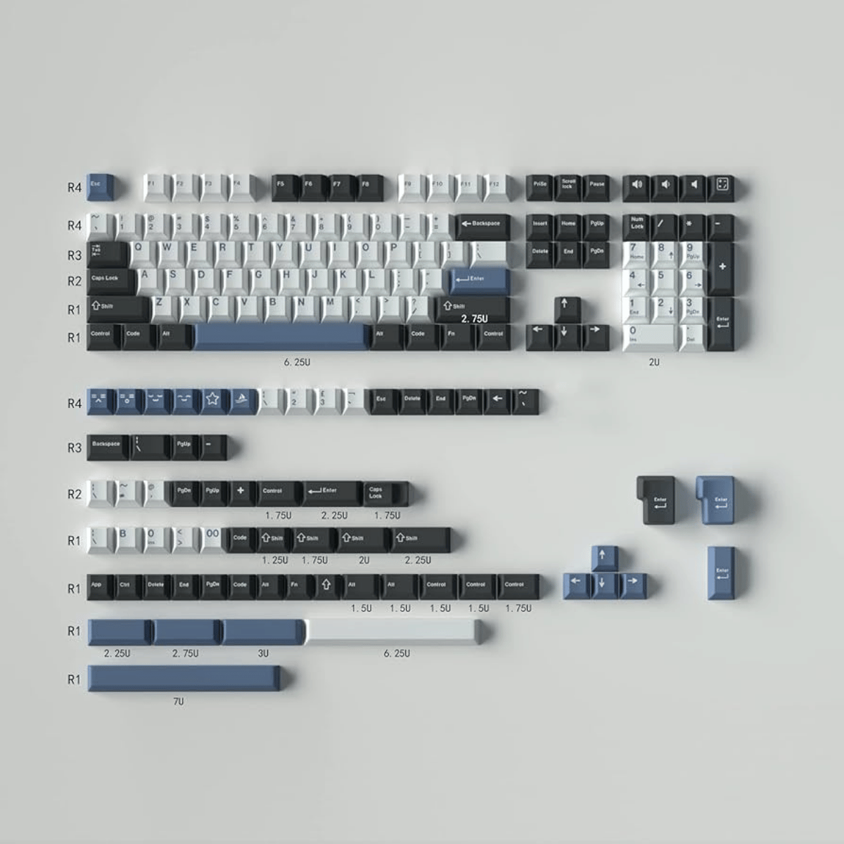Keycap CMK PBT Arctic