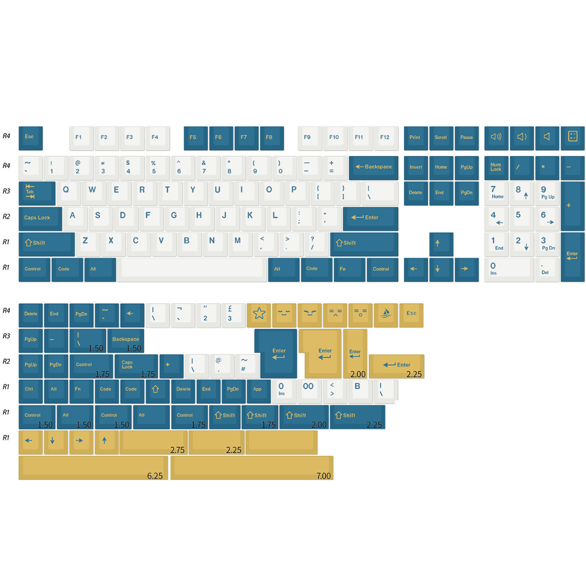 Keycap CMK PBT Merlin