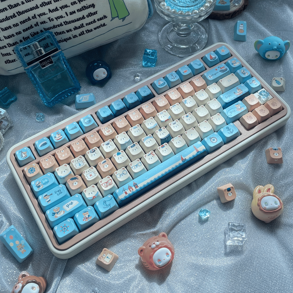 Keycap NDN Pirate Bear PBT Dye-sub PDA Profile
