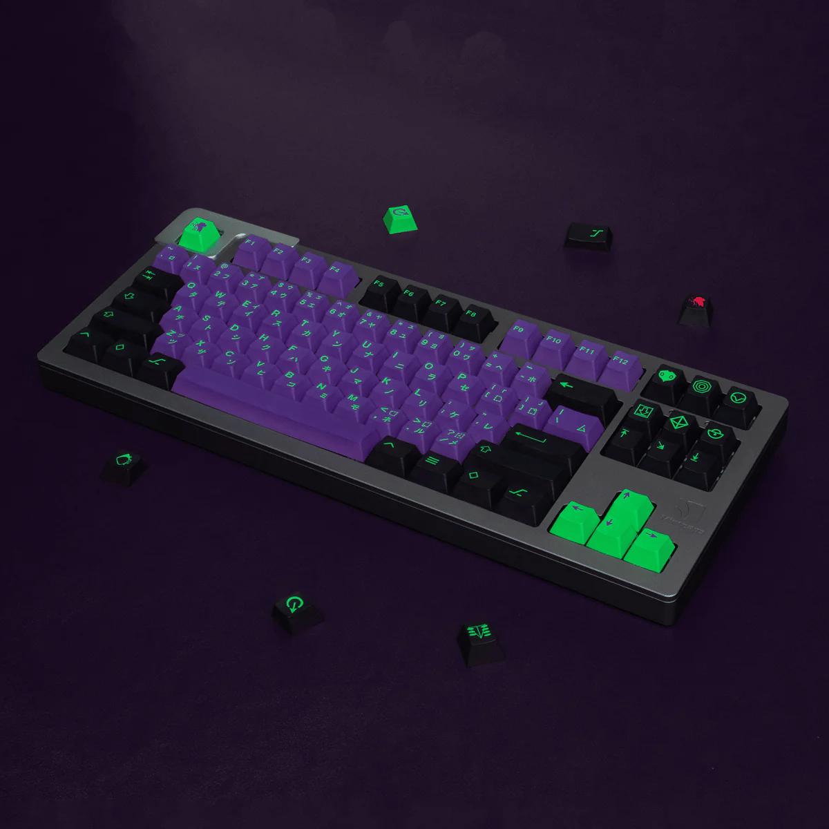 Keycap CMK PBT Eva Mecha-01 PBT Dye-sub Cherry Profile
