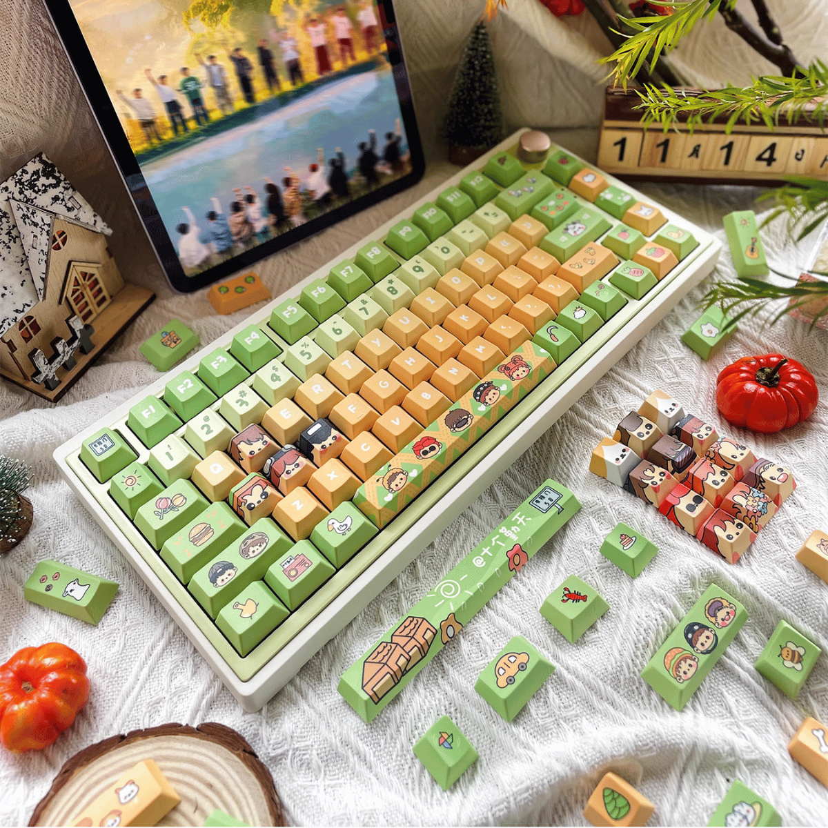 Keycap Farmer PBT Dye-sub Cherry Profile