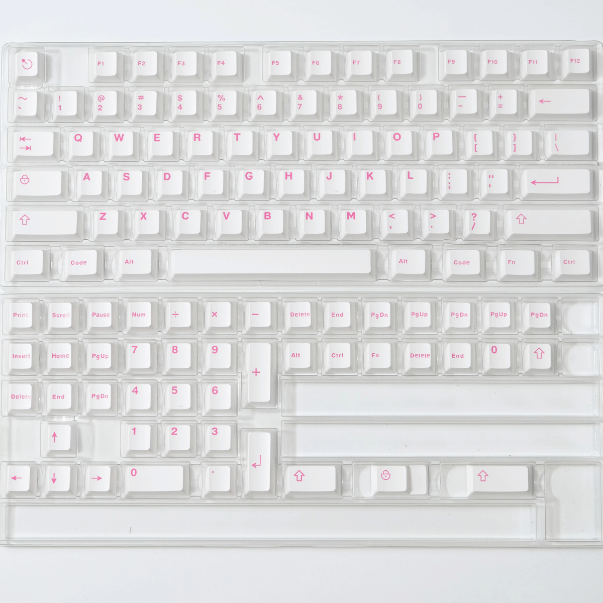 Keycap Aifei ABS Color on White ABS Double-shot Cherry Profile