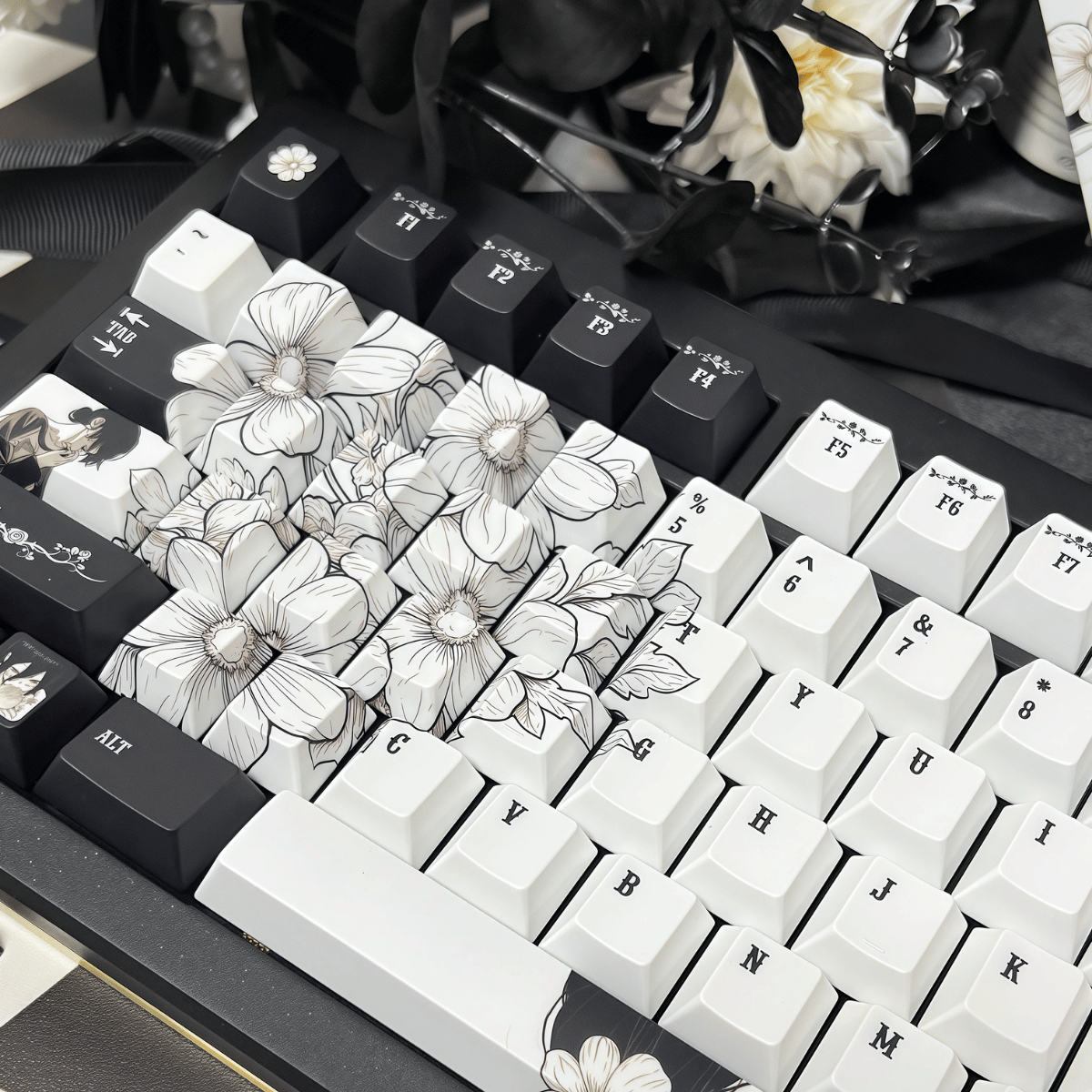 Keycap Reze PBT Dye-sub Cherry Profile