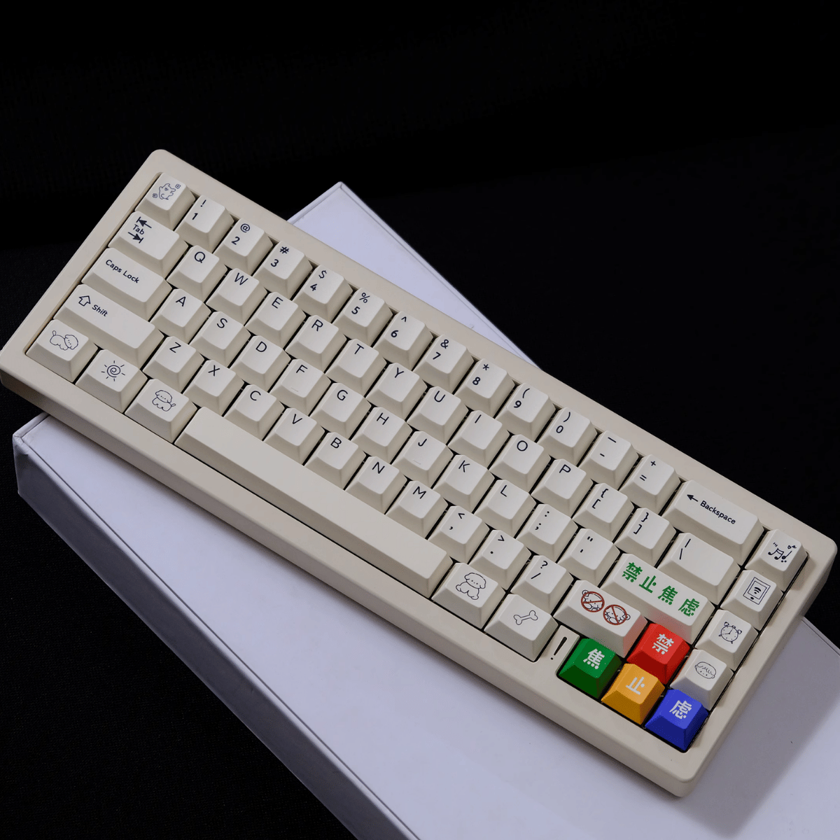 Keycap Puppies PBT Dye-sub Cherry Profile