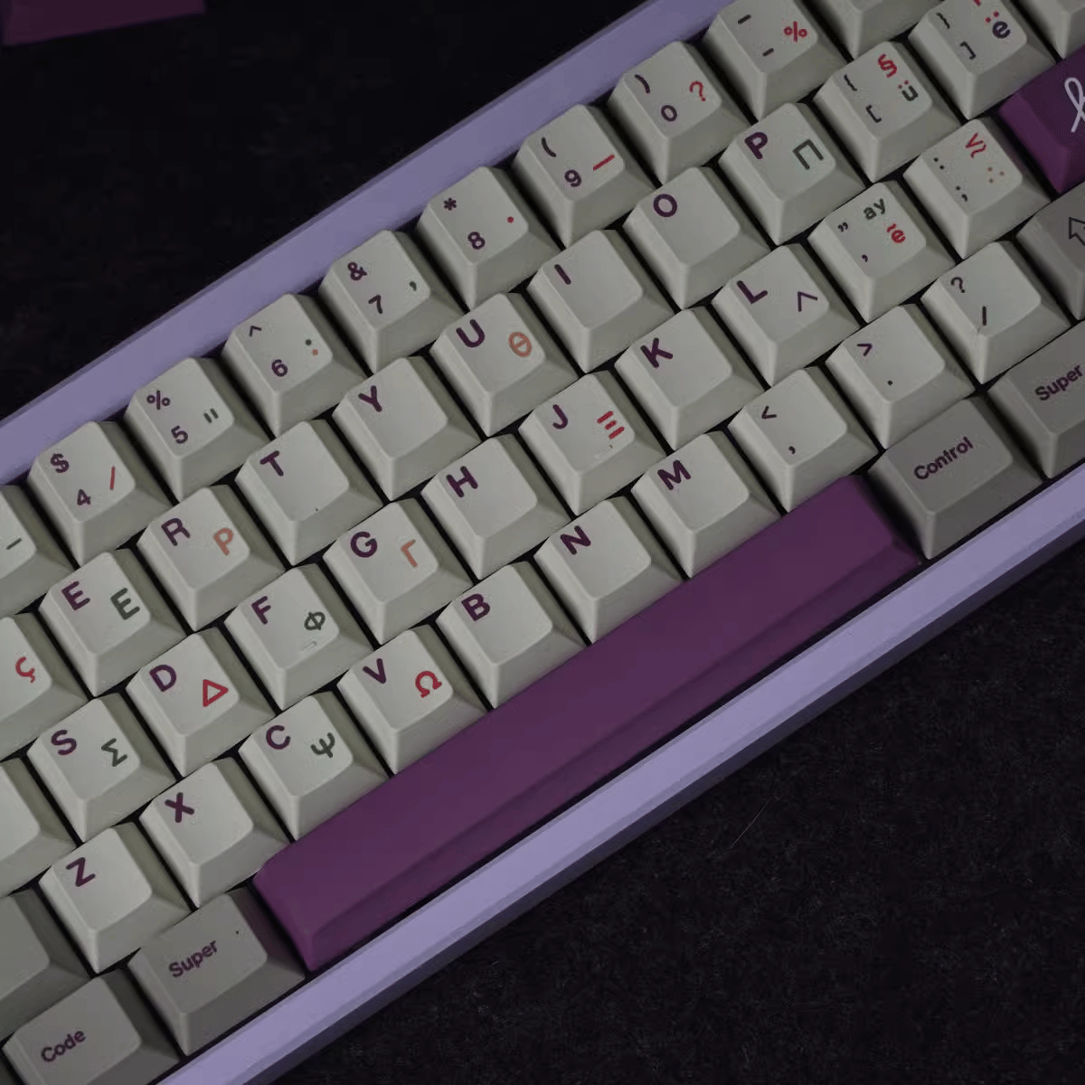 Keycap CMK PBT Purple Geek