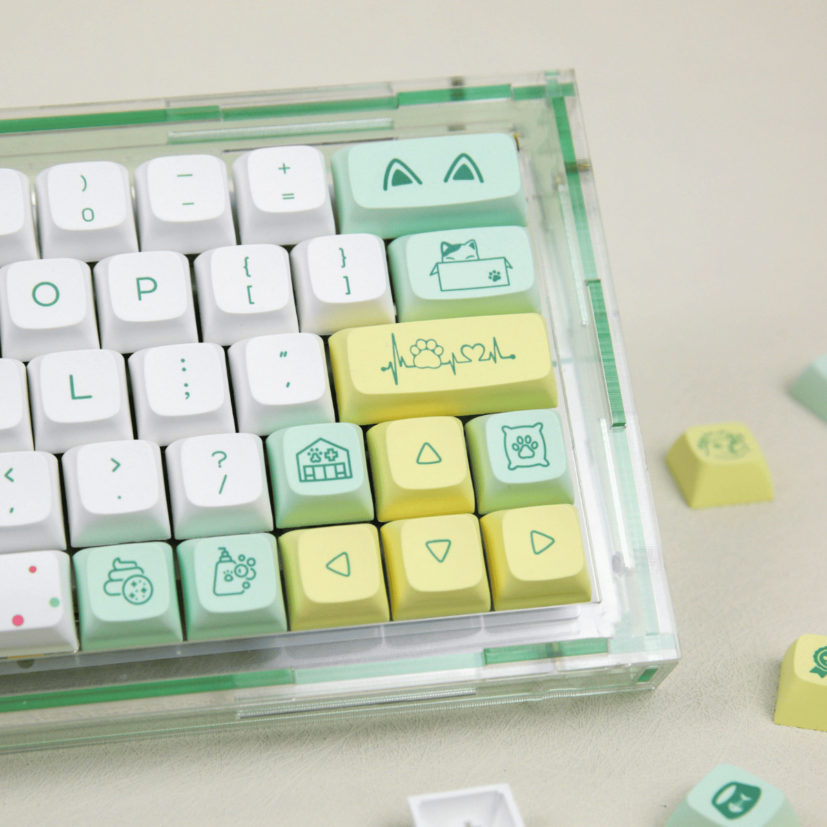 Keycap XDA PBT Strange Cat