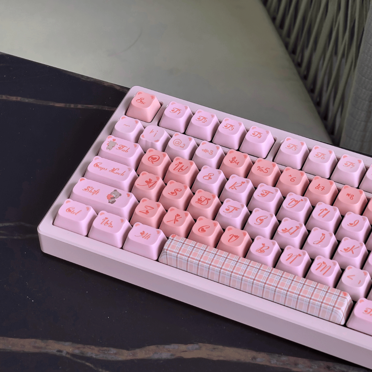 Keycap NDN Cute Bear PBT Dye-sub PDA Profile