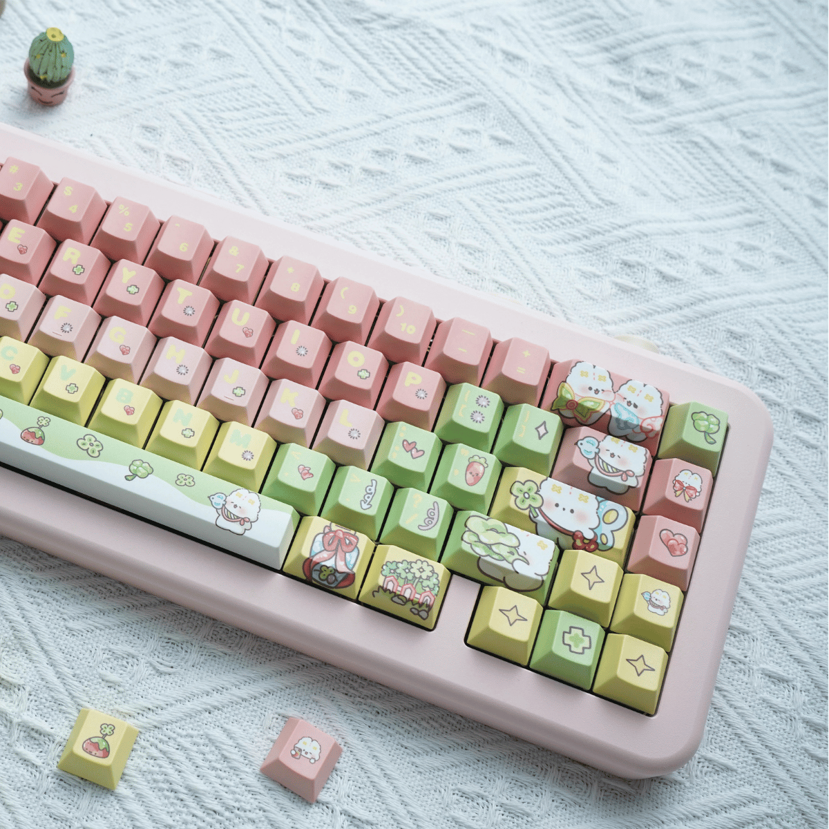 Keycap Lucky Bunny PBT Dye-sub Cherry Profile