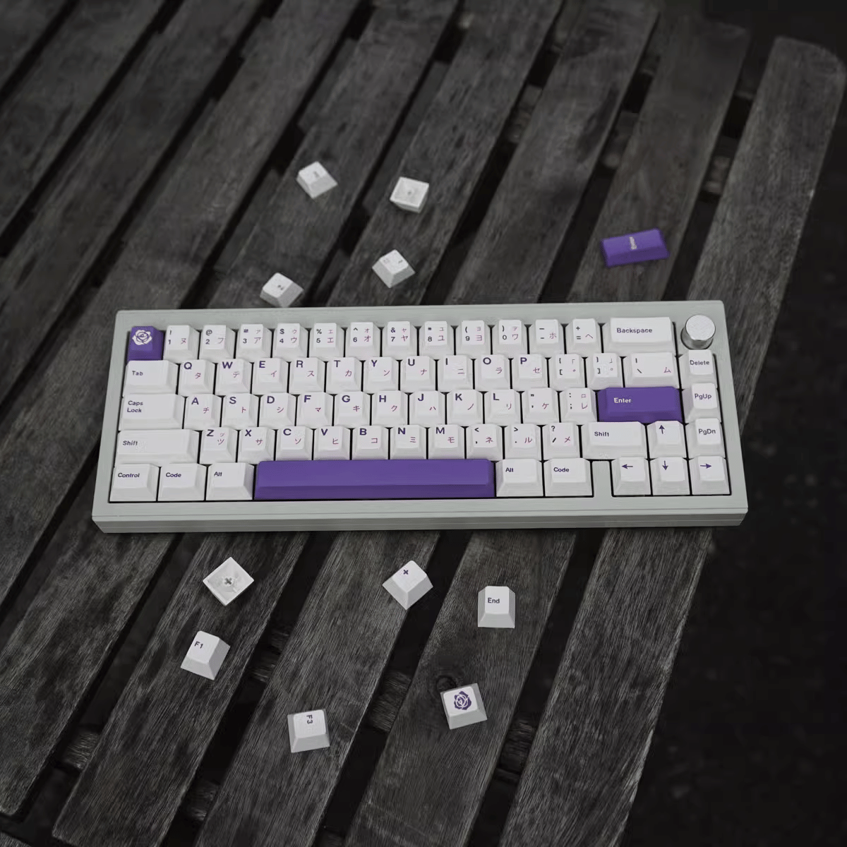 Keycap CMK PBT Purple Rose