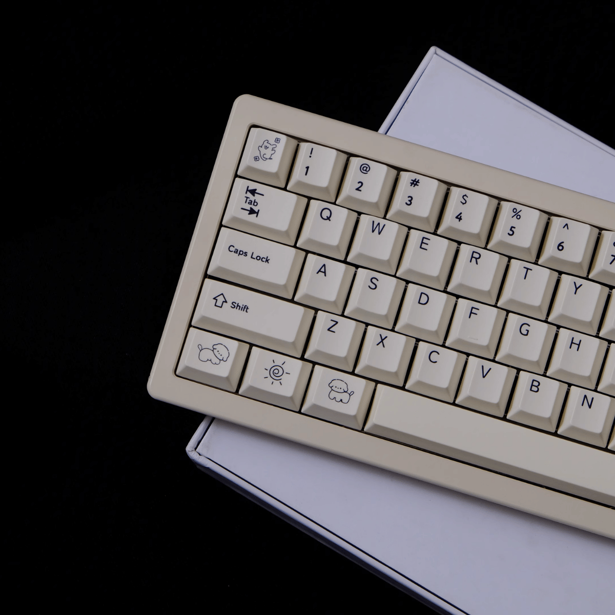 Keycap Puppies PBT Dye-sub Cherry Profile
