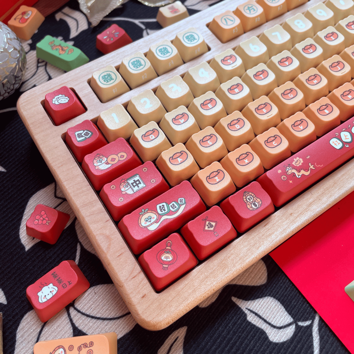Keycap NDN Lucky Snake PBT Dye-sub PDA Profile