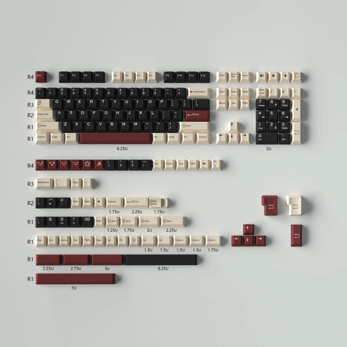 Keycap CMK PBT Rome