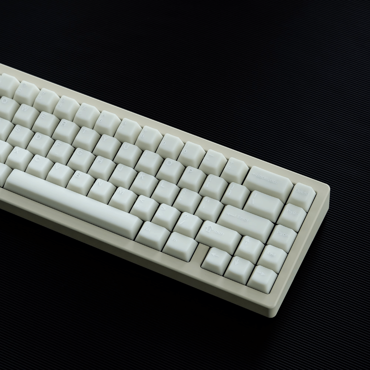 Keycap Aifei ABS Semi-transparent Marble White ABS Double-shot Cherry Profile