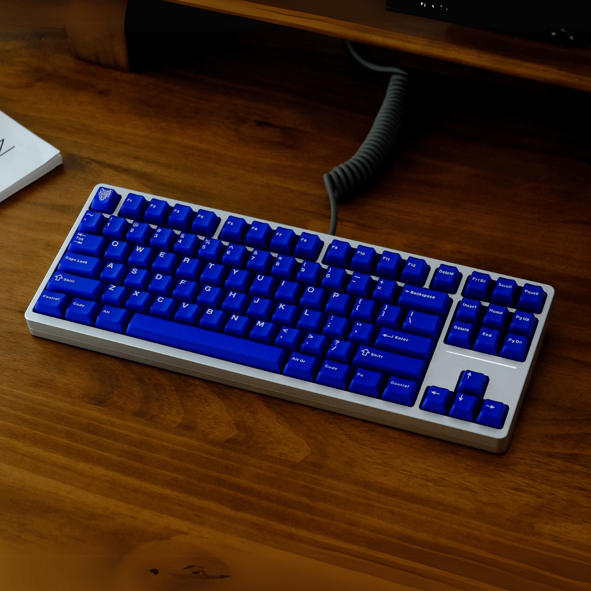 Keycap Aifei ABS Semi-transparent Klein Blue ABS Double-shot Cherry Profile