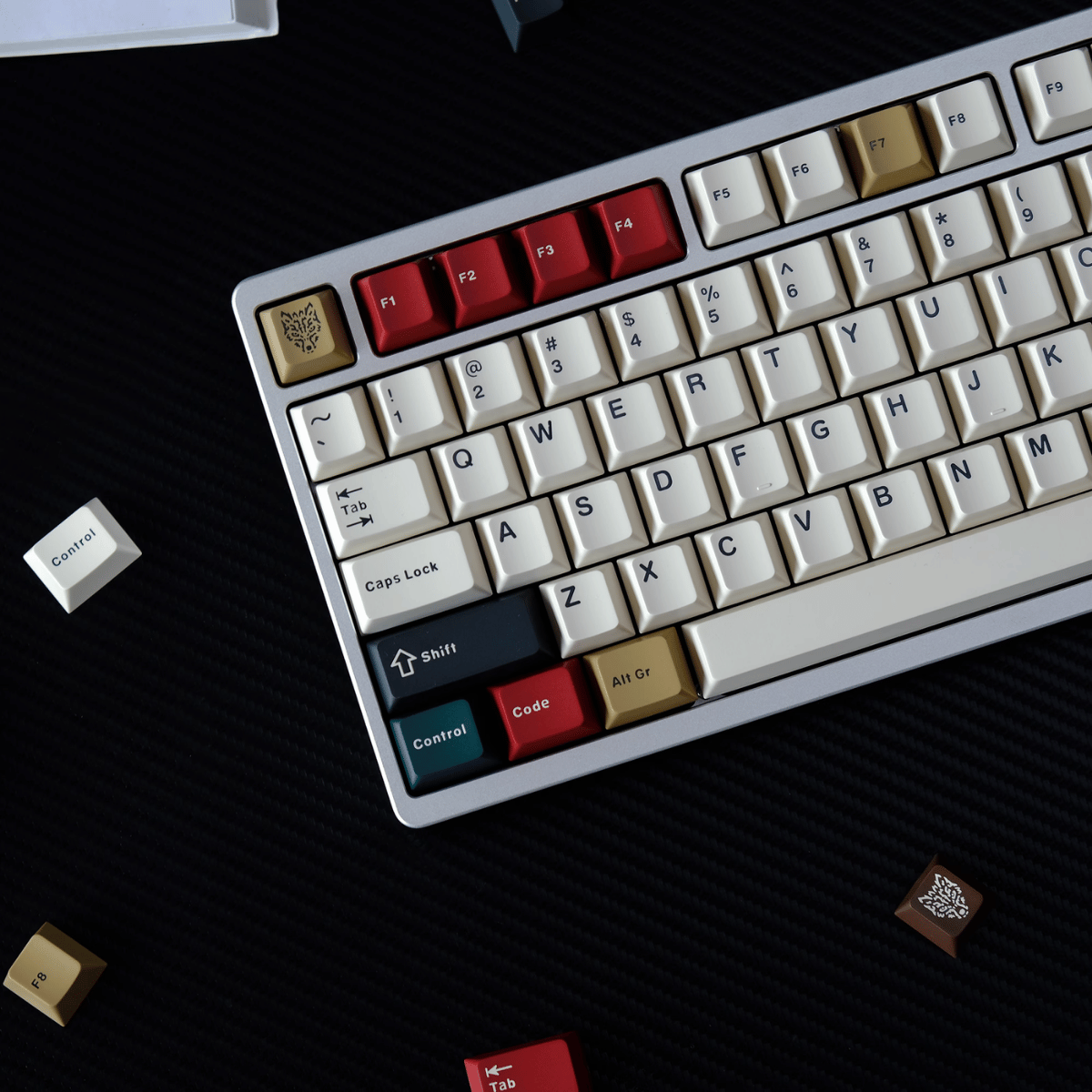 Keycap Aifei ABS Retro Mixed Light R2 ABS Double-shot Cherry Profile