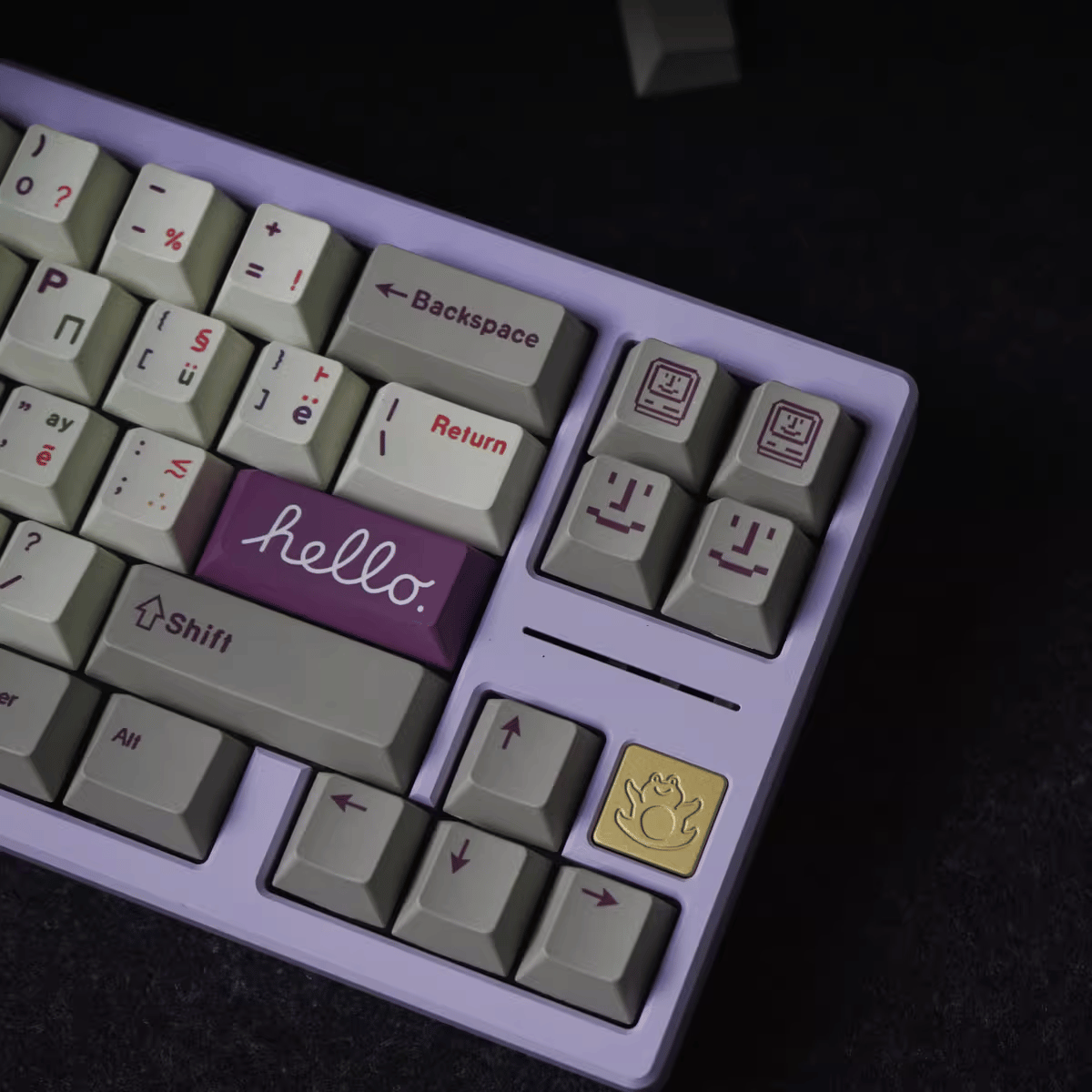 Keycap CMK PBT Purple Geek