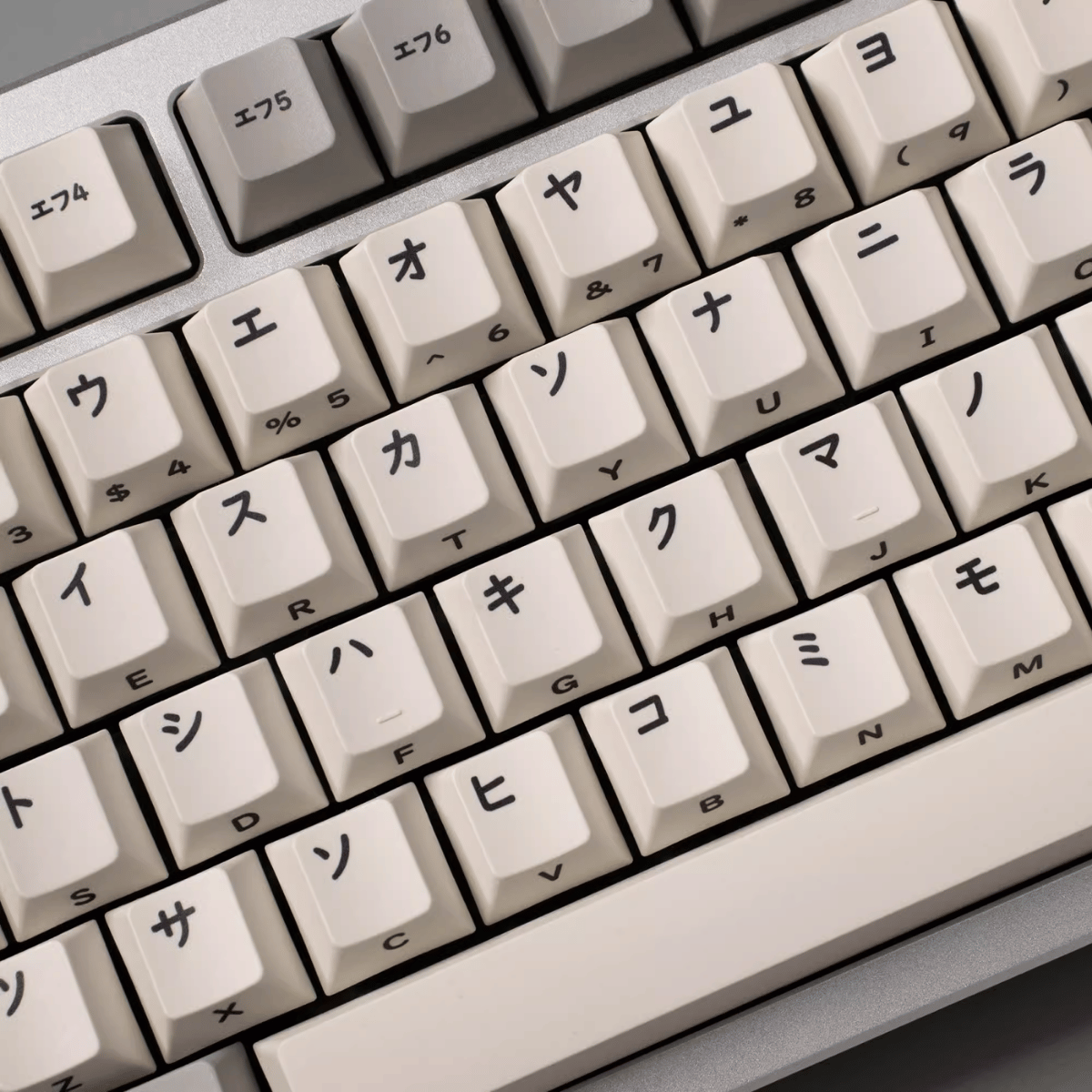 Keycap CMK PBT Retro Japanese Katakana PBT Dye-sub Cherry Profile