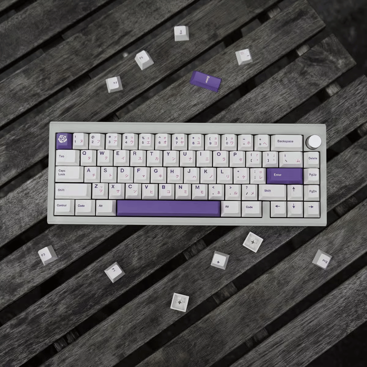Keycap CMK PBT Purple Rose