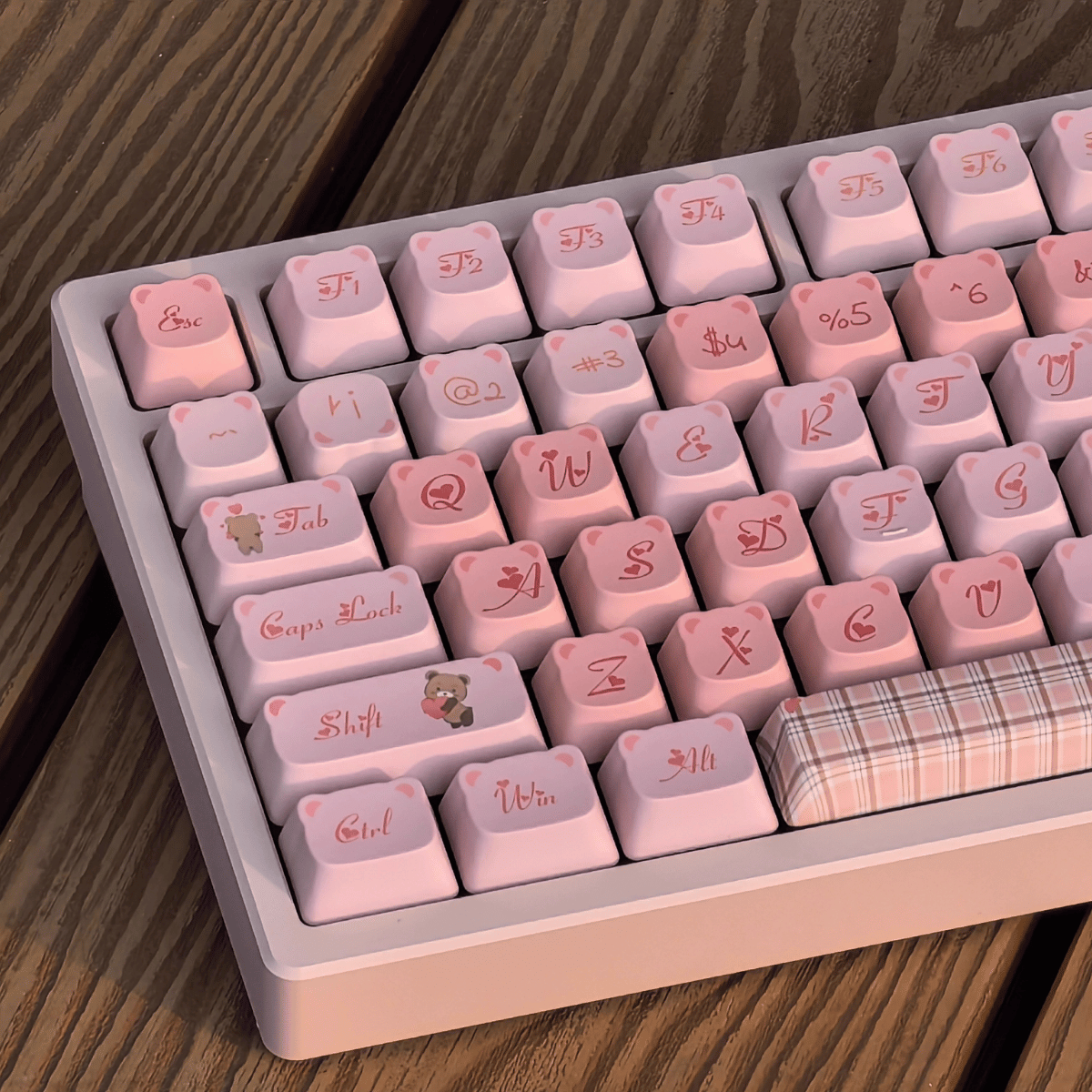 Keycap NDN Cute Bear PBT Dye-sub PDA Profile