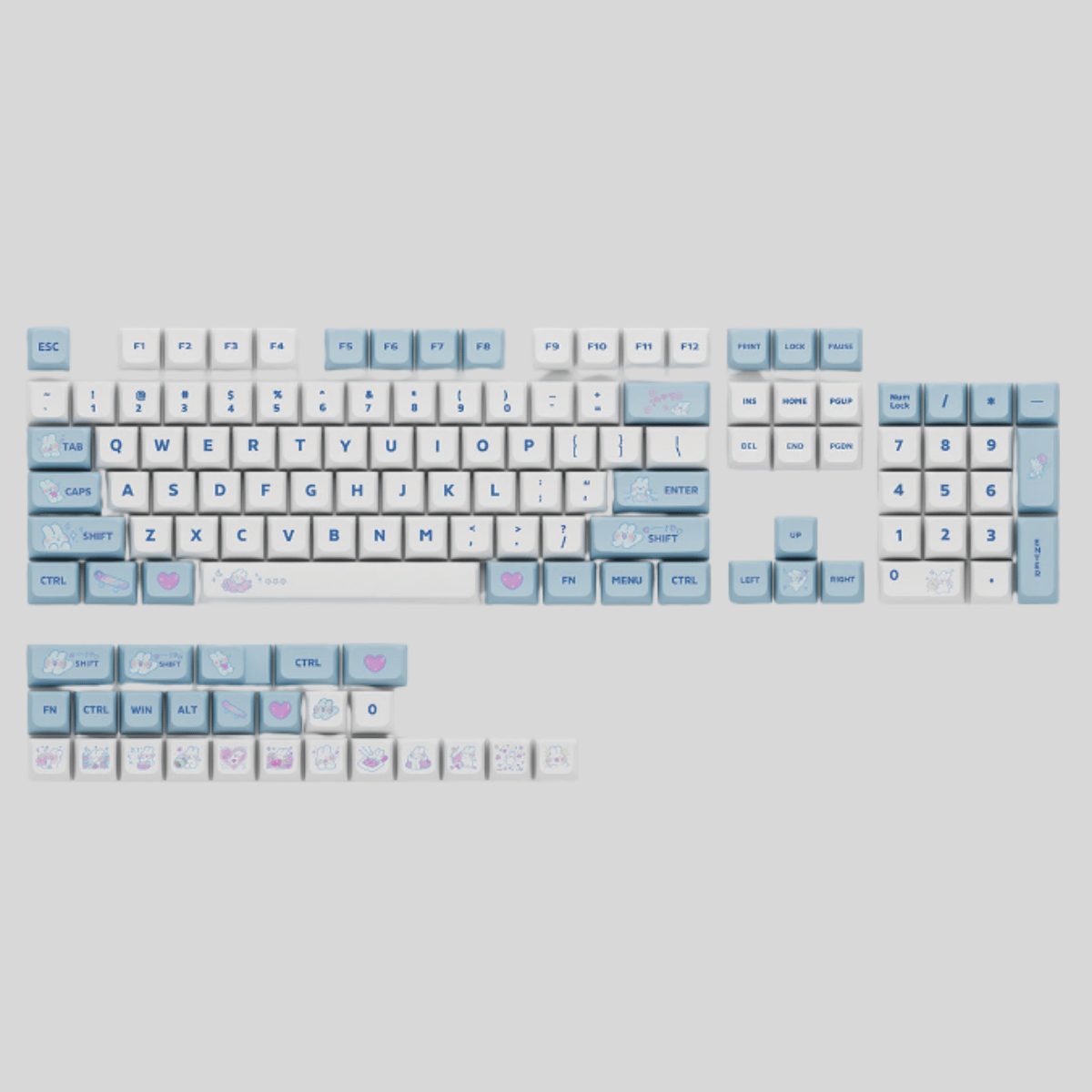 Keycap XDA PBT Steam Rabbit