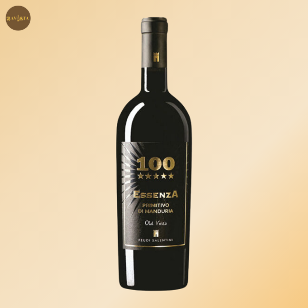 Rượu Vang 100 Essenza Primitivo di Manduri - Bavista